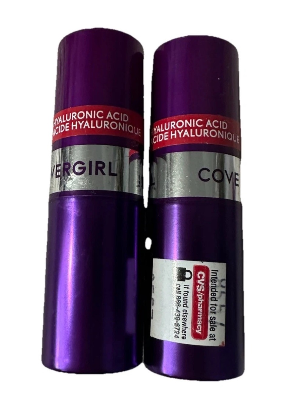 CoverGirl Hyaluronic Acid Lipstick  2 Packs #310 Devoted Red